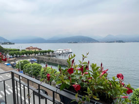 Stresa, view from our hotel balcony.