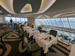 Breakfast as we moor of Cannes.