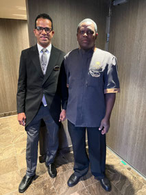 Sanjay and Jean Francois, our butlers.