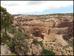 The hike down to see the cliff dwellings.