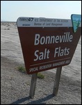 First stop today was Bonneville Salt Flats.