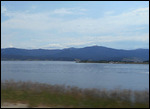 As we got closer there was this large lake.