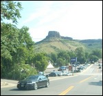 Headed to the Coor's Brewery through Golden, CO
