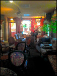 The bar seating area at the Buckhorn Exchange.