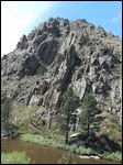 Our ride through the mountains today.