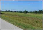 Driving along in Arkansas, lots of farm fields.
