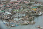 Camotes Island damage newspaper photo